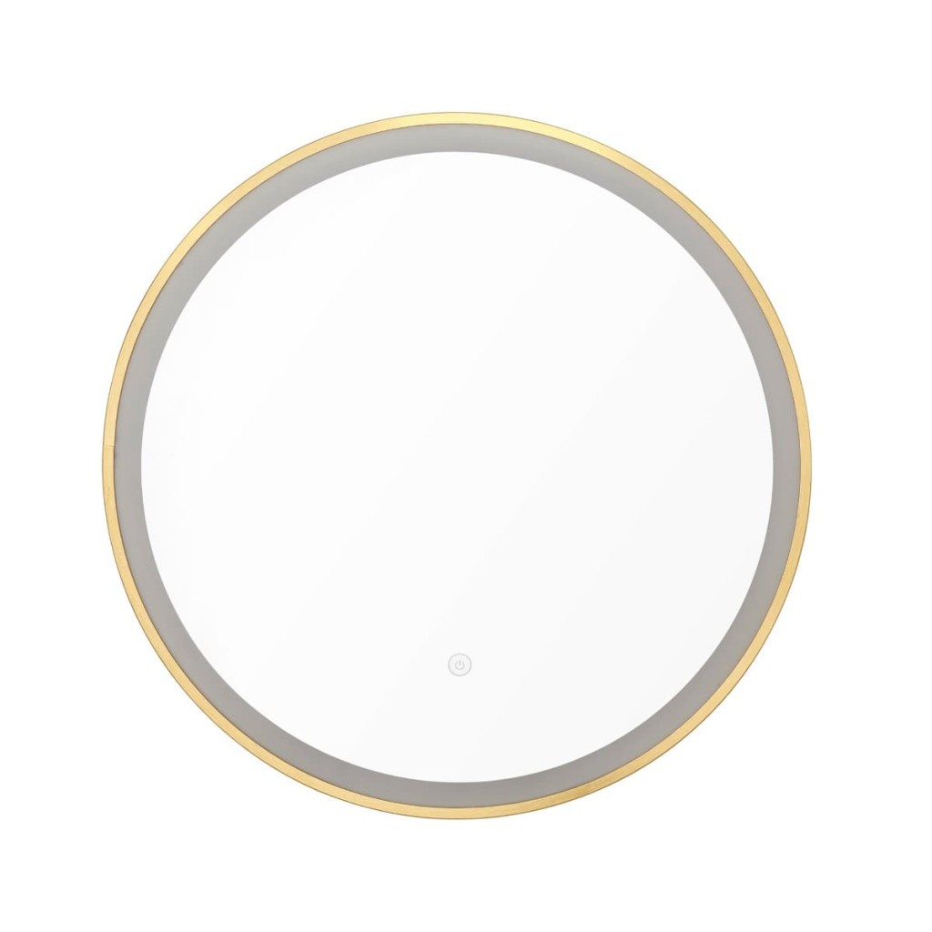 Zrcadlo se senzorem SAT 60x60 cm zlatá SATZLED60ZL SATZLED60ZL