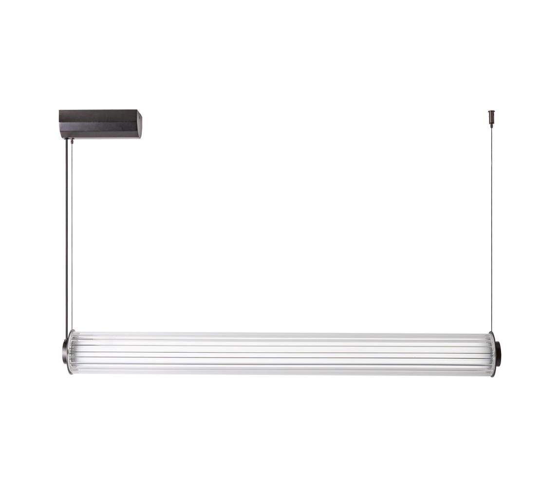 Zuma Line 1236 - LED Stm. lustr na lanku COMO LED/39W/230V 2700-6500K černá + DO 1236
