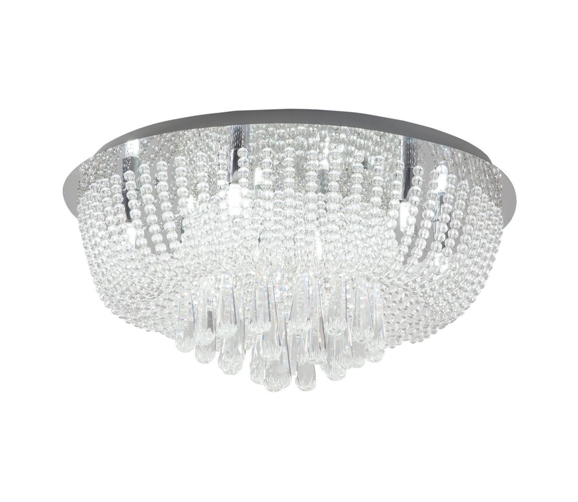 Zuma Line 19157L - Stropní svítidlo SENSI 8xG9/25W/230V pr. 55 cm chrom 19157L