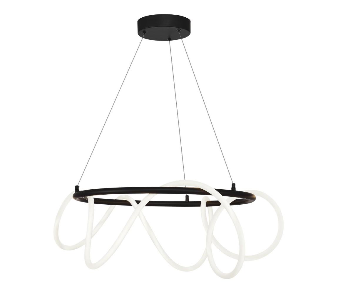Zuma Line 20006PL-BK - LED Lustr na lanku BALBO LED/58W/230V 3000/4000/6000K 20006PL-BK