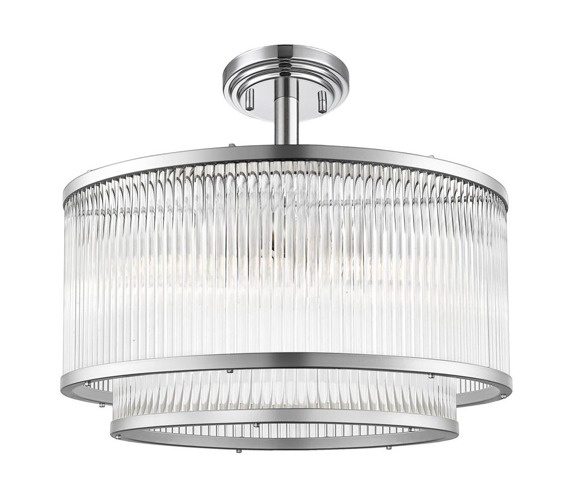 Zuma Line C0528-05H-F4AC - Lustr na tyči SERGIO 5xE14/60W/230V chrom C0528-05H-F4AC
