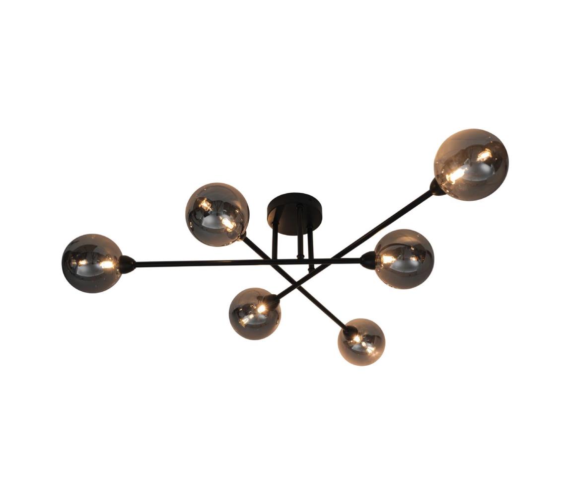 Zuma Line CL22017A-6 - Přisazený lustr BASIS 6xG9/3W/230V černá CL22017A-6