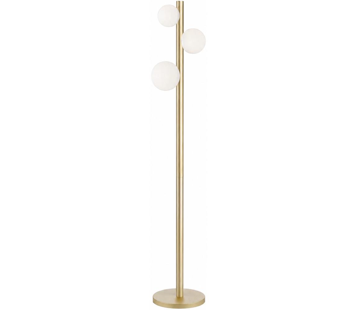 Zuma Line F0574-03N-V6AA - Stojací lampa FORES 3xG9/33W/230V zlatá F0574-03N-V6AA