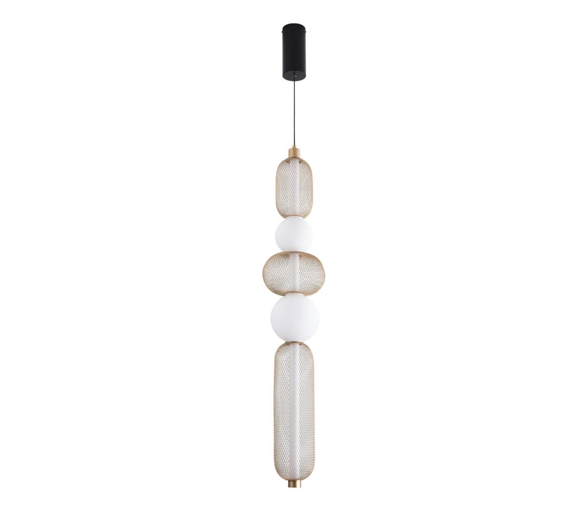 Zuma Line MD2596-5A-3BGT- LED Lustr na lanku SARR 27W/230V 3000-5700K zlatá + DO MD2596-5A-3BGT