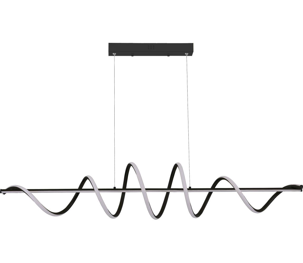 Zuma Line MS902-BK - LED Lustr na lanku ESERO LED/60W/230V černá MS902-BK