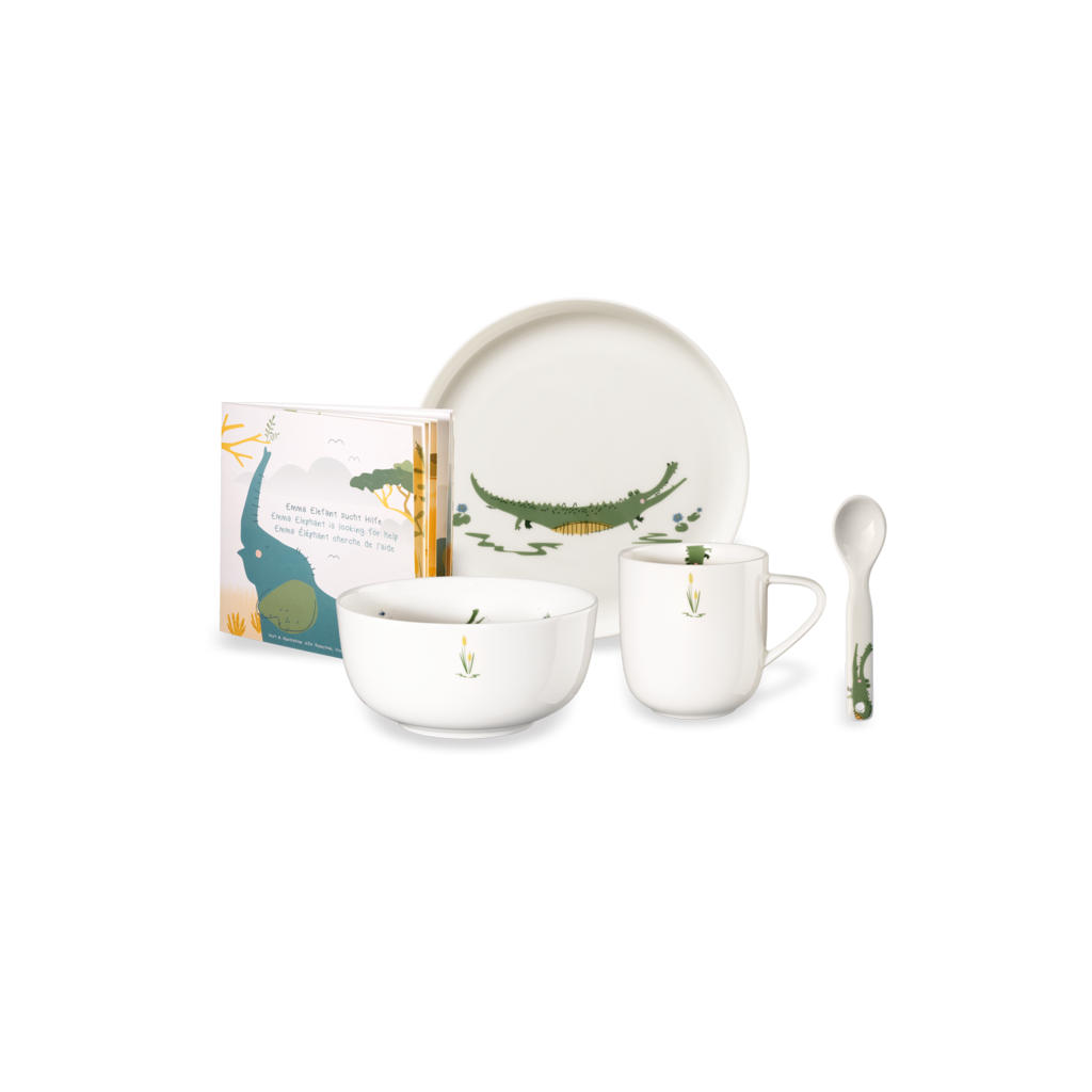 ASA SADA DĚTSKÉHO NÁDOBÍ jemný kostní porcelán (fine bone china) keramika