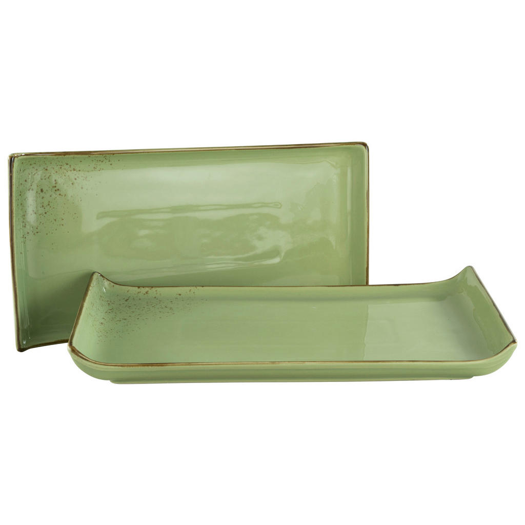 Creatable SADA SERVÍROVACÍCH PODNOSŮ kamenina keramika 16,5/33 cm 2