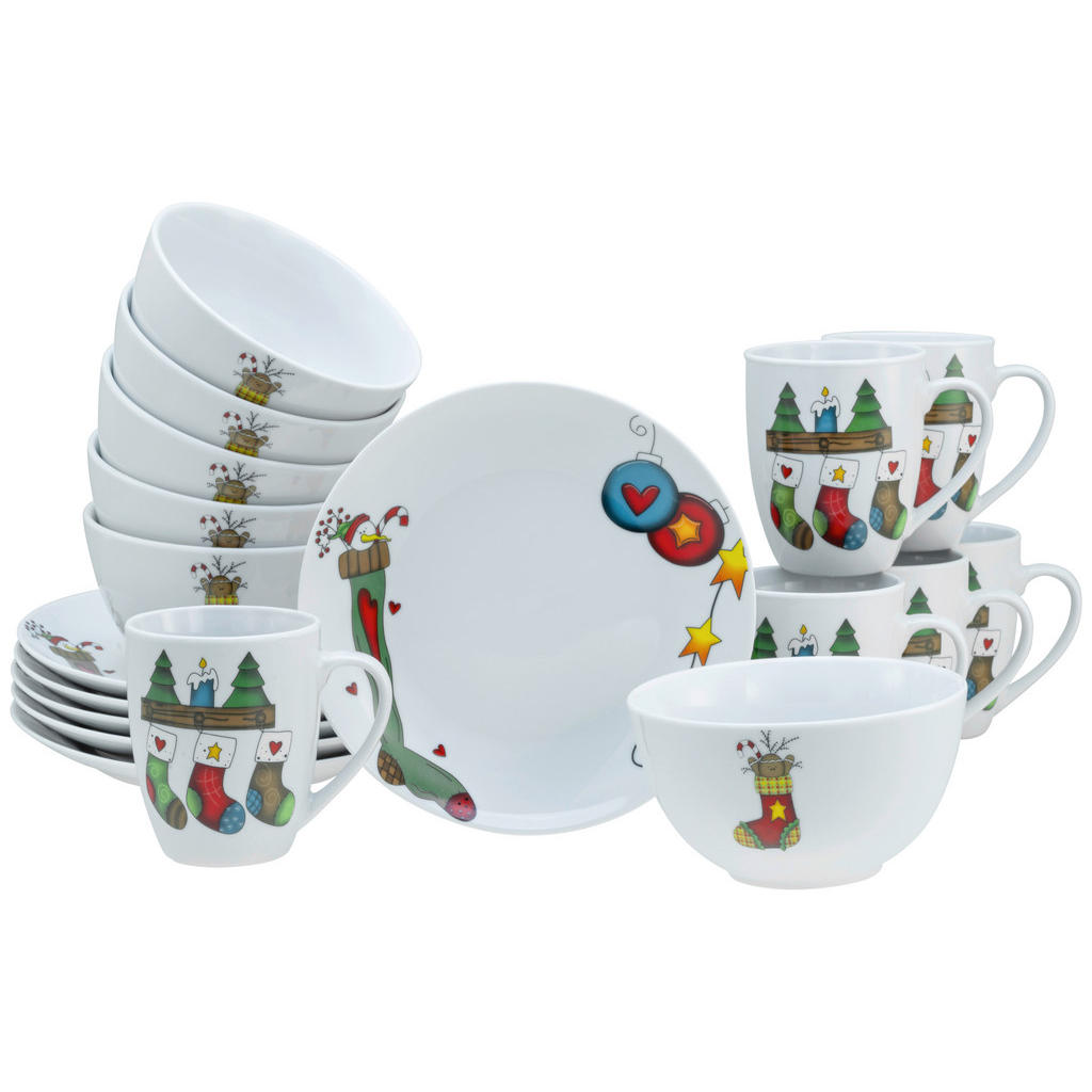 Creatable SNÍDAŇOVÁ SOUPRAVA Luna Socken 18dílné