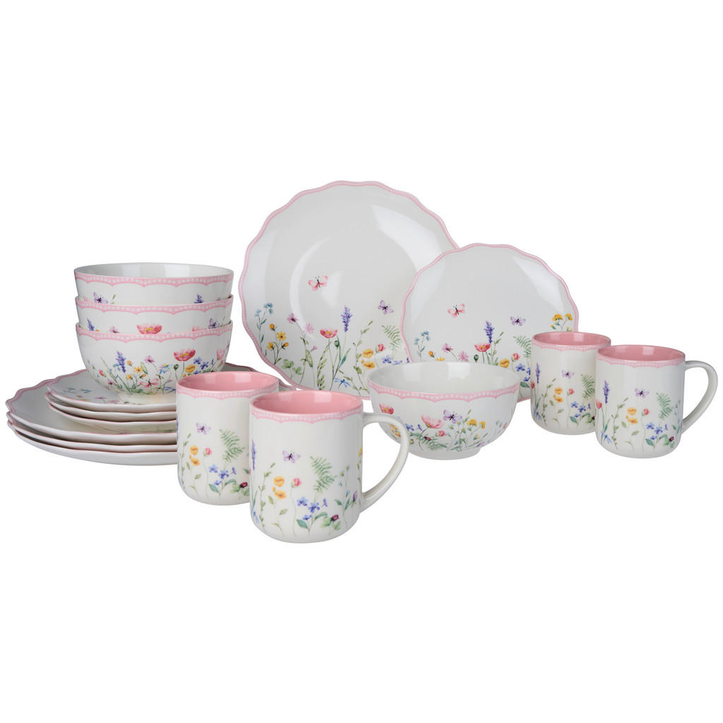 Landscape KOMBINOVANÁ SOUPRAVA 16dílné, porcelán (new bone china) keramika