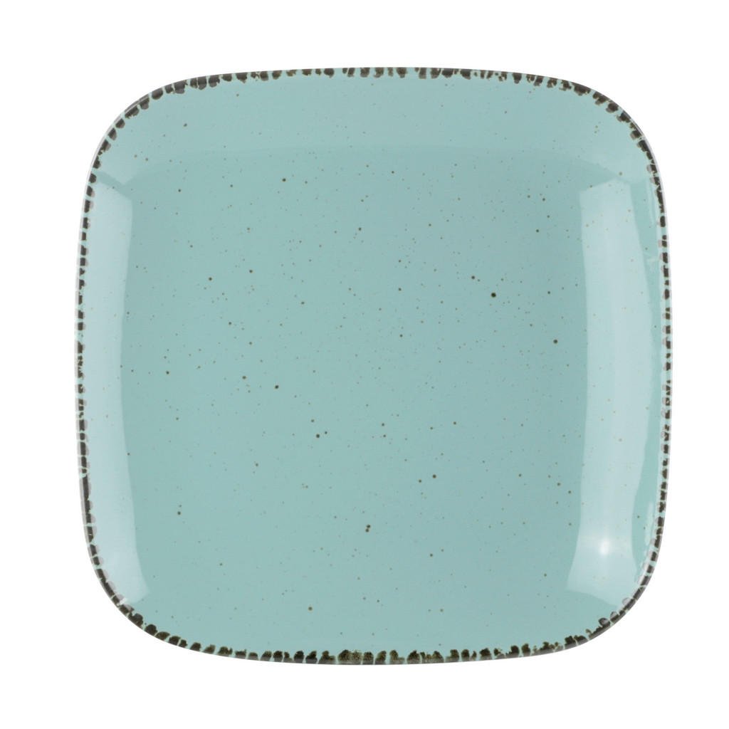 Landscape MĚLKÝ TALÍŘ porcelán keramika 27/27 cm 2