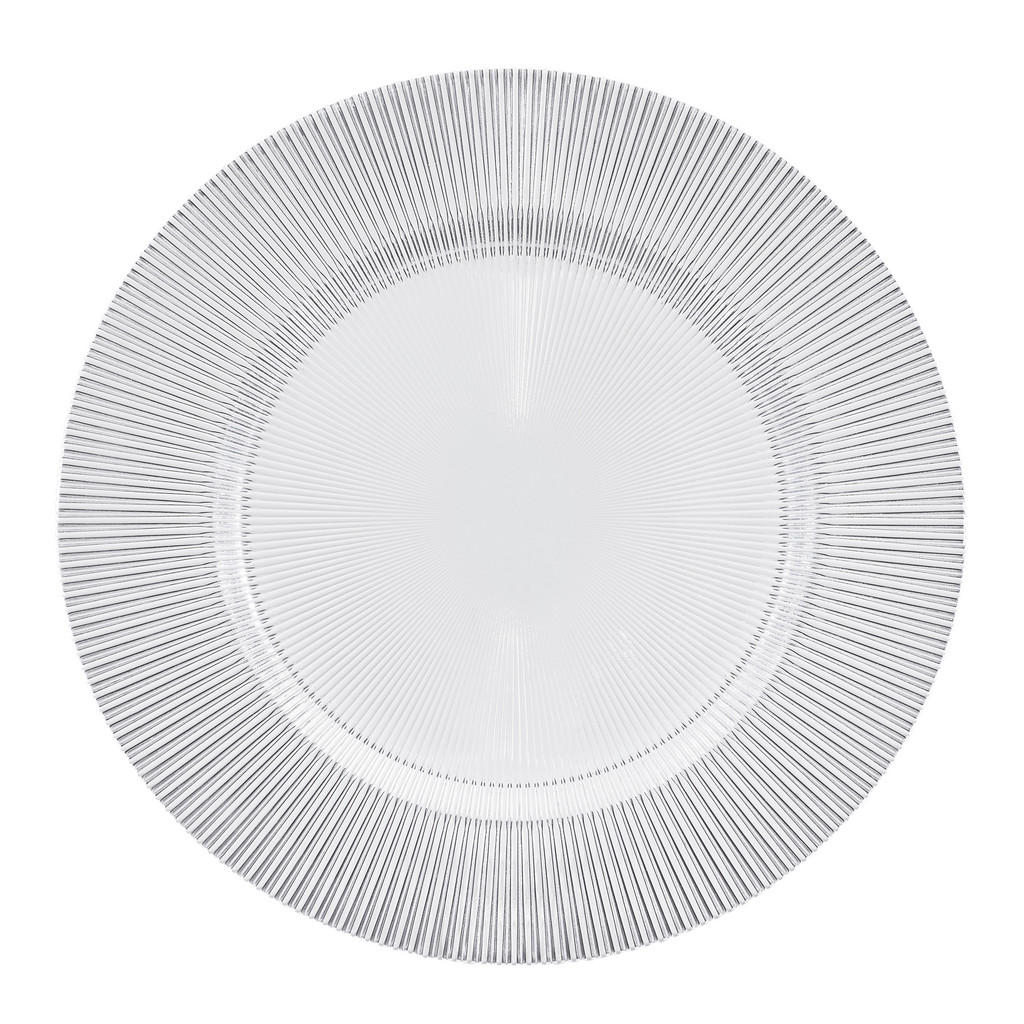 Novel PODLOŽKA POD TALÍŘ, sklo, 34 cm 2