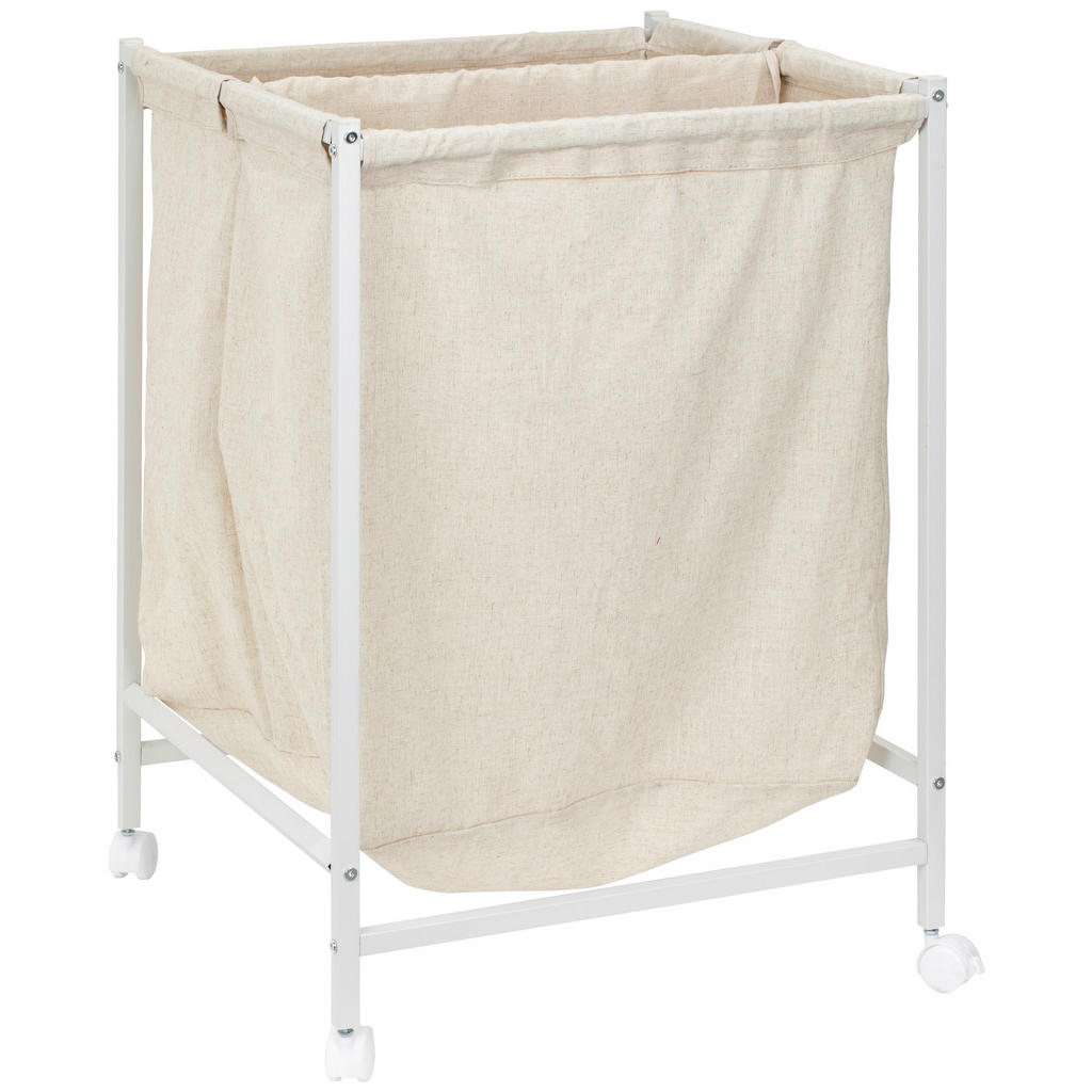 PBJ KOŠ NA PRÁDLO, bílá