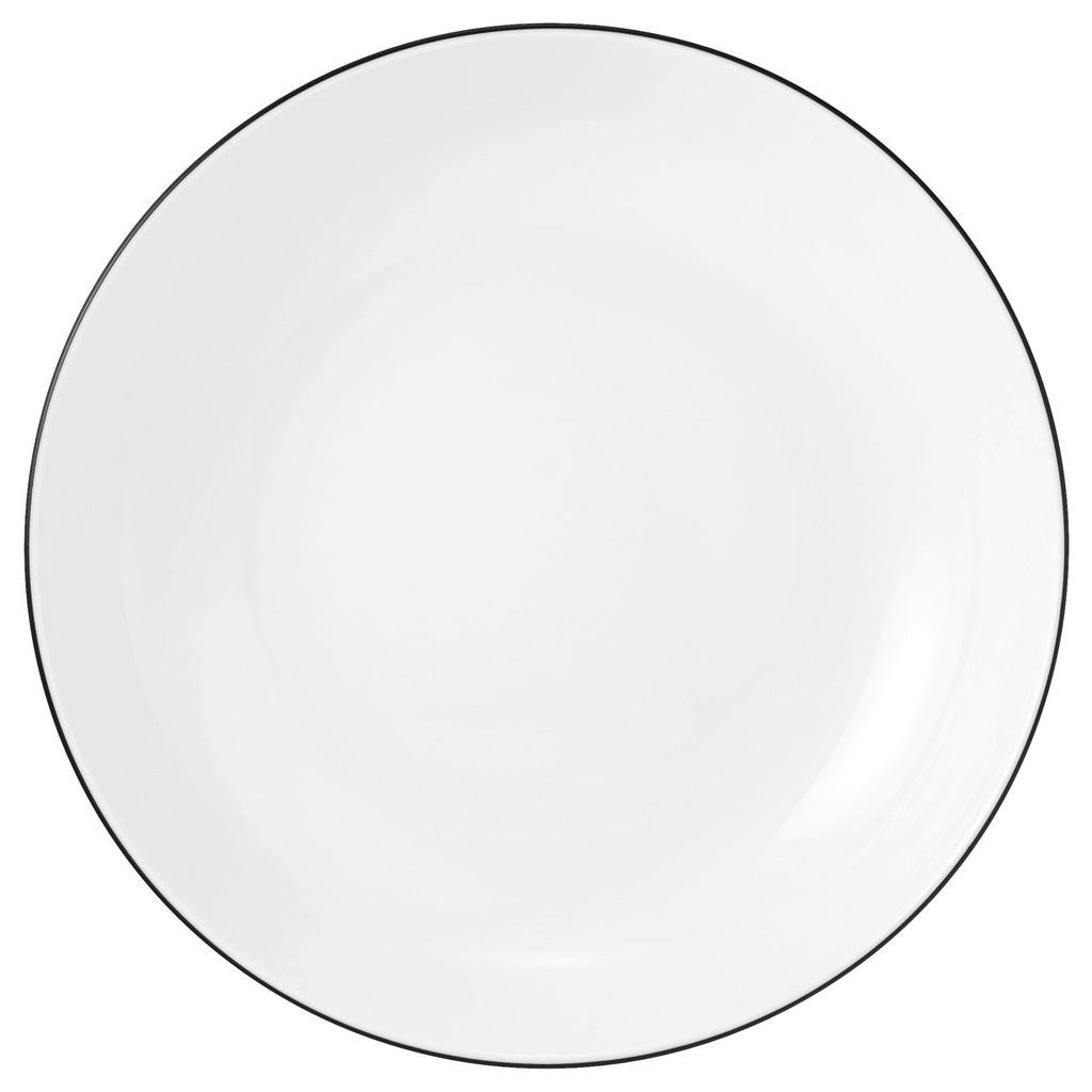 Seltmann Weiden HLUBOKÝ TALÍŘ Lido Black Line 21 cm