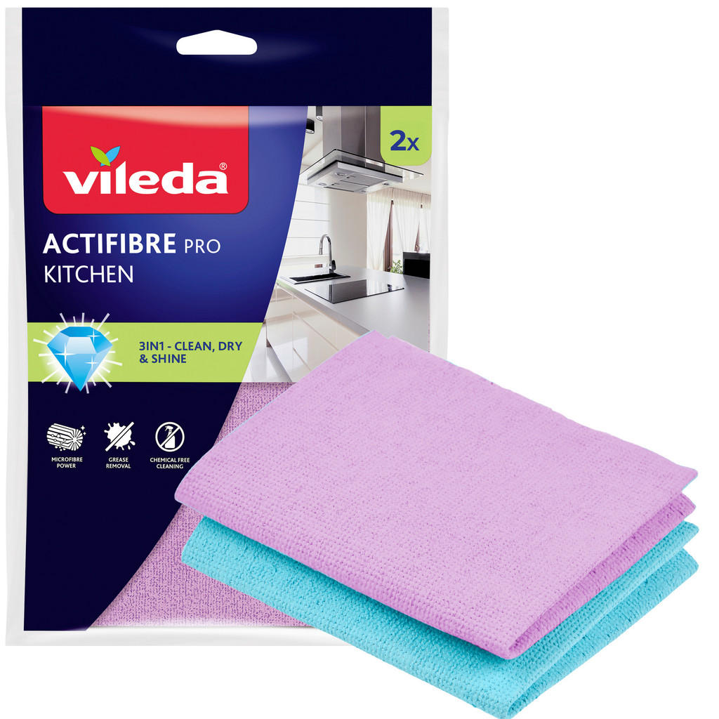 Vileda Utěrka z mikrovlákna 2 KS