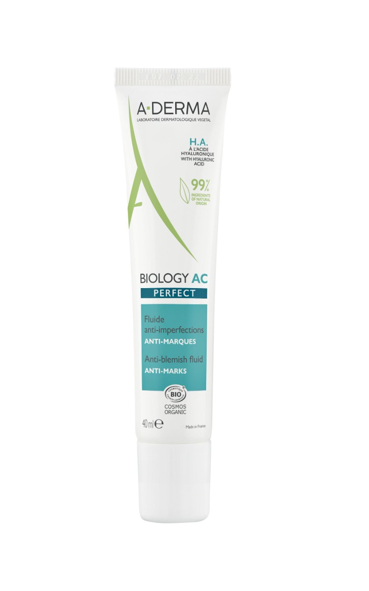 A-Derma BIOLOGY AC PERFECT Fluid proti nedokonalostem pleti 40 ml