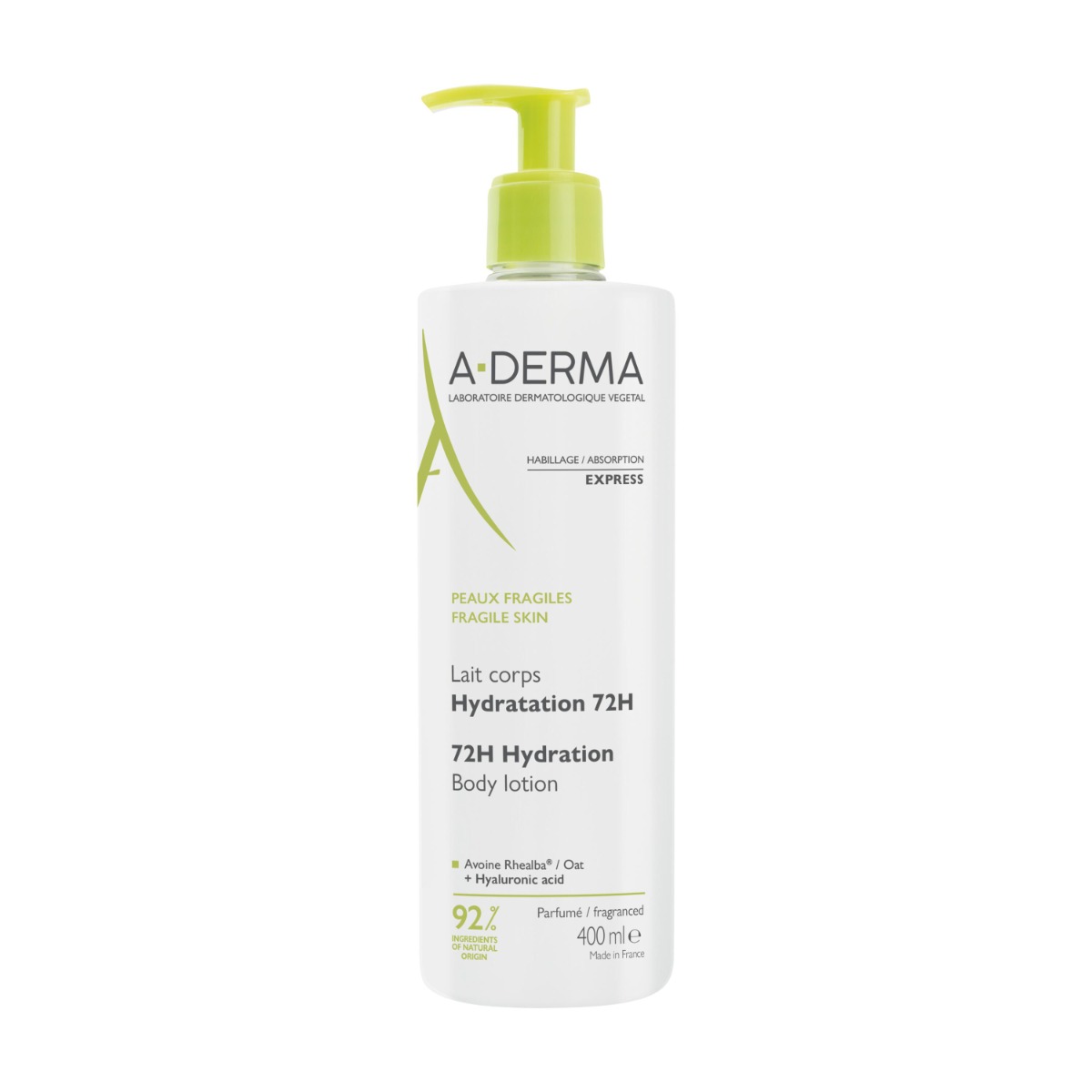 A-Derma Tělové mléko 72h hydratace 400 ml
