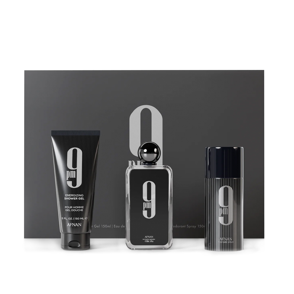Afnan 9 pm EDP 100 ml + DEO ve spreji 150 ml + SG 150 ml M