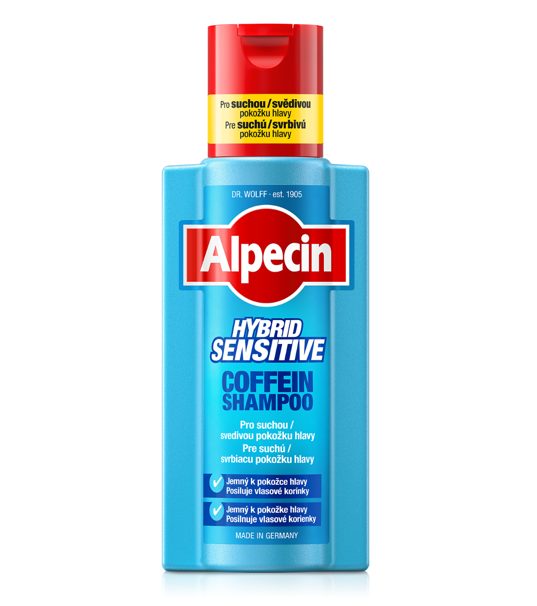 Alpecin Hybrid Sensitive kofeinový šampon 250 ml