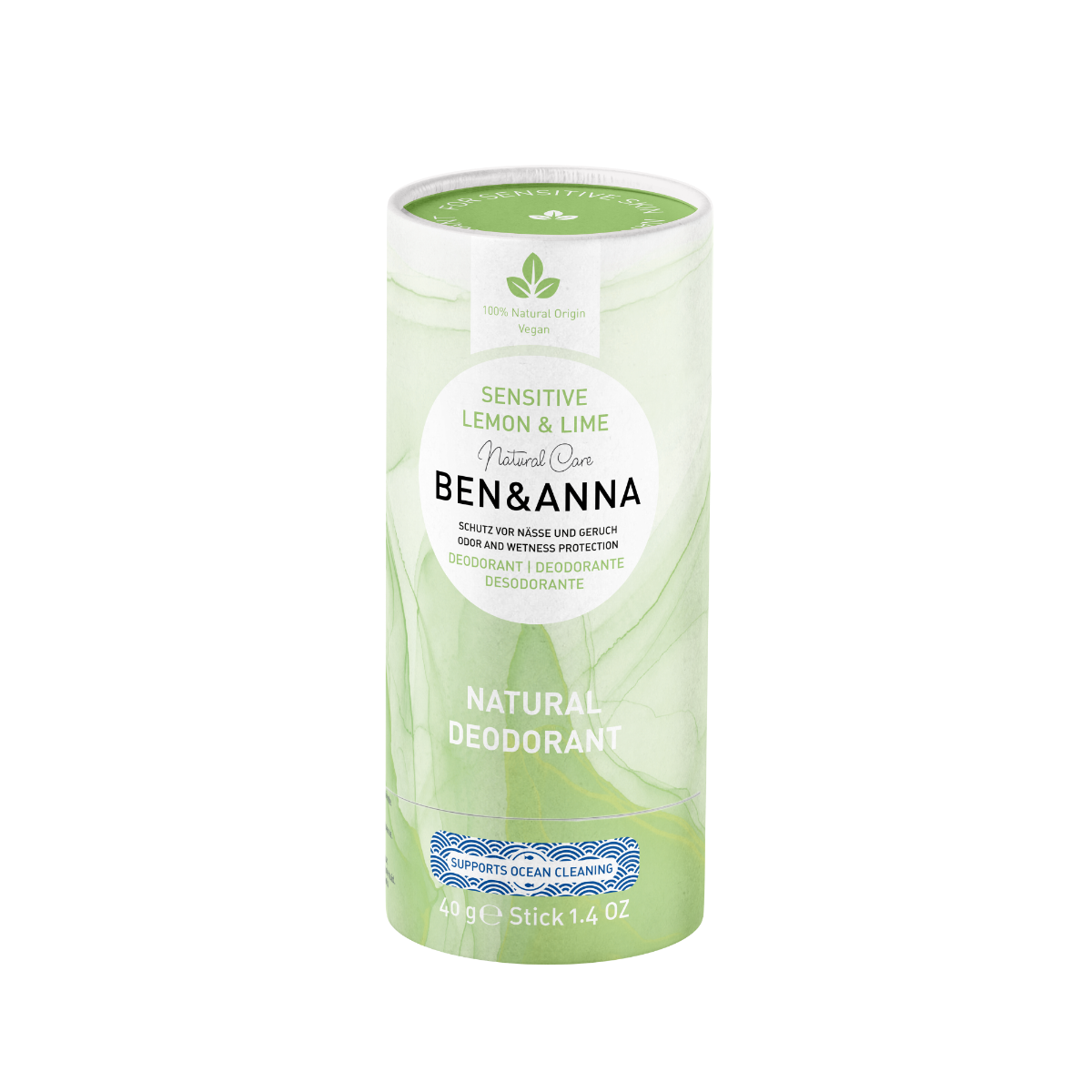 Ben & Anna Deodorant Sensitive Lemon & Lime 40 g