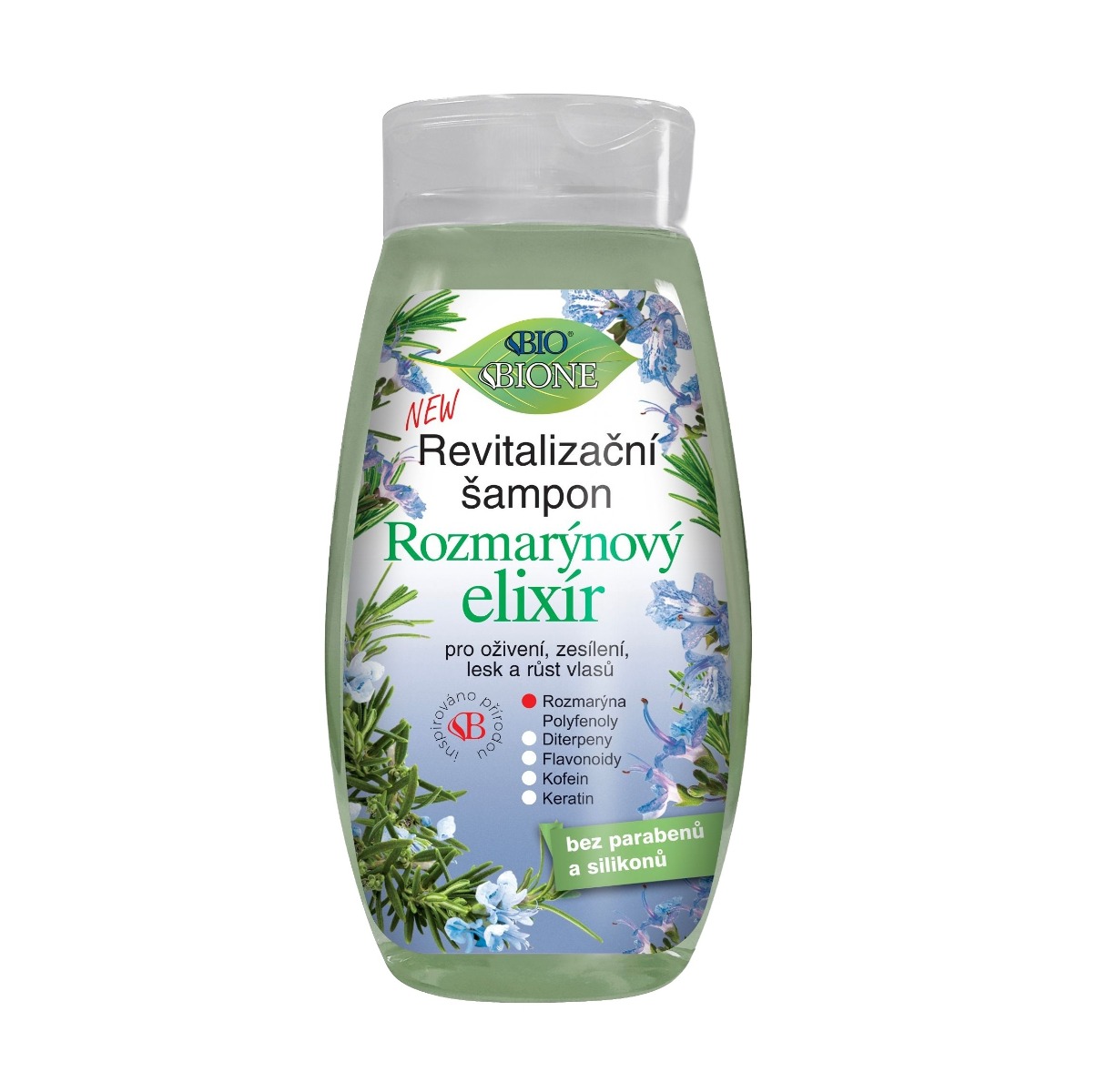 BIO BIONE Rozmarýnový elixír Revitalizační šampon 260 ml