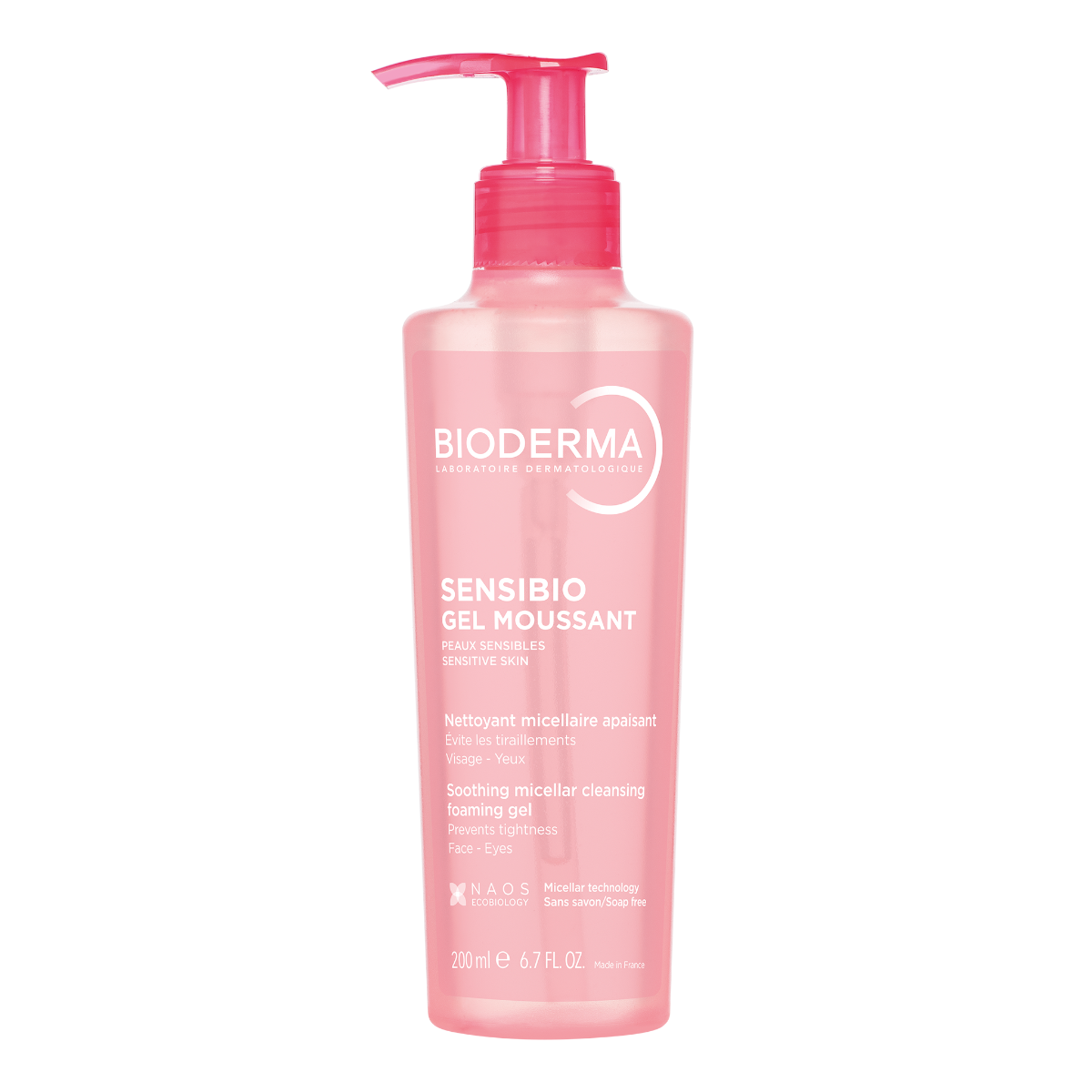 BIODERMA Sensibio jemný čisticí gel pro citlivou pleť 200 ml