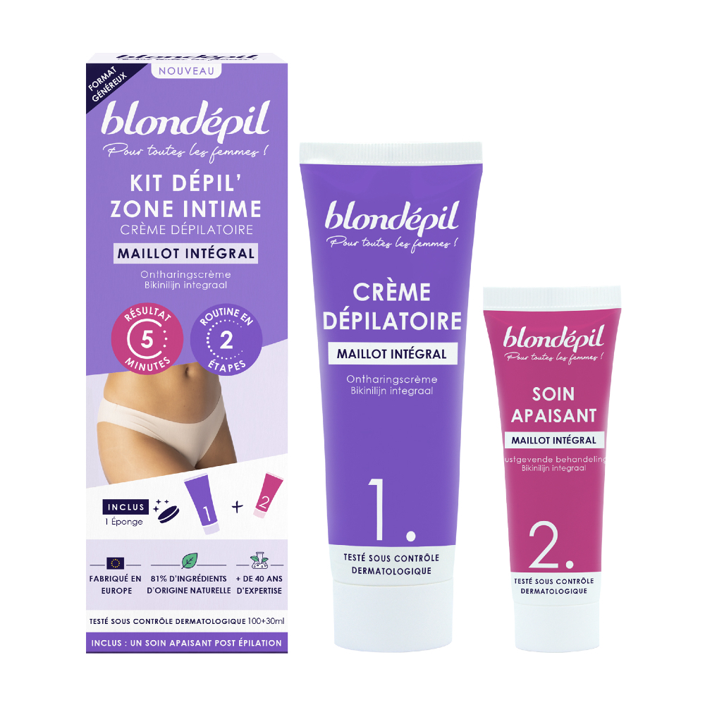 Blondépil Depilační set na intimní oblast 3 ks