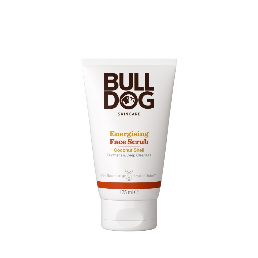 Bulldog Energising Face Scrub Coconut Shell pleťový peeling 125 ml