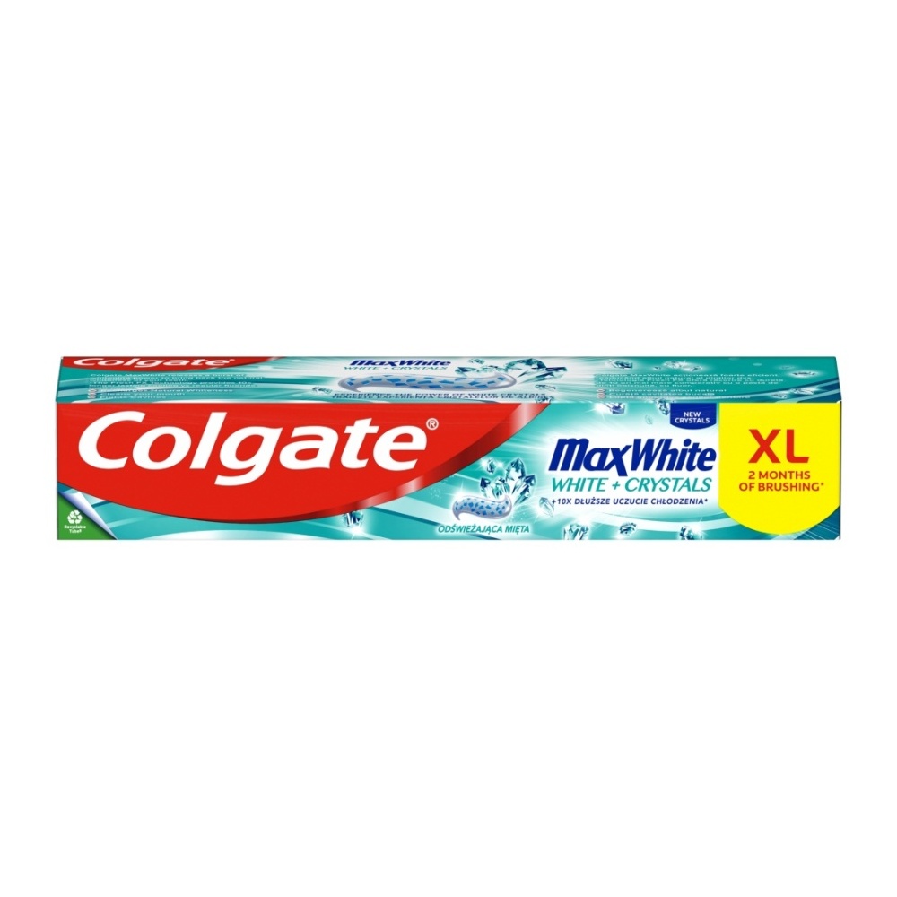 Colgate Max White White Crystals zubní pasta 125 ml XXL pack