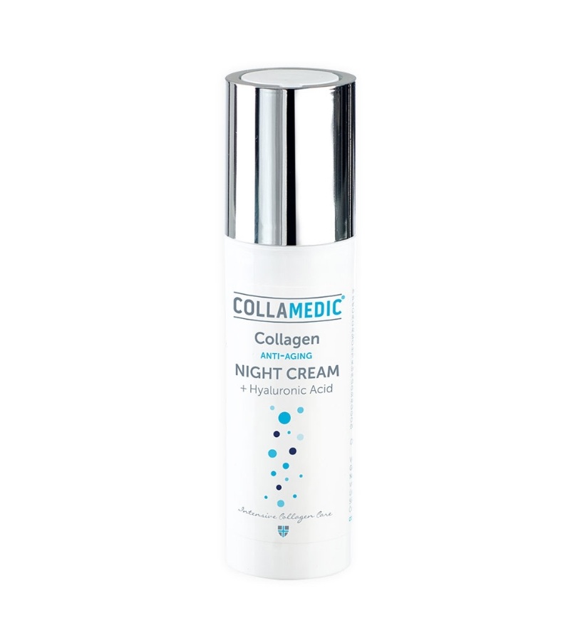 Collamedic Noční krém s kolagenem a kyselinou hyaluronovu 50 ml