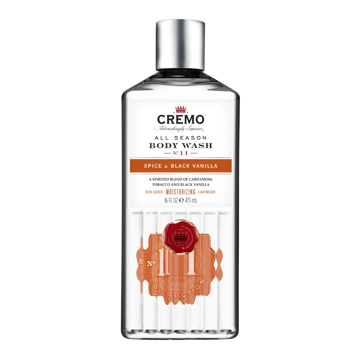 Cremo SPICE & BLACK VANILLA sprchový gel 473 ml