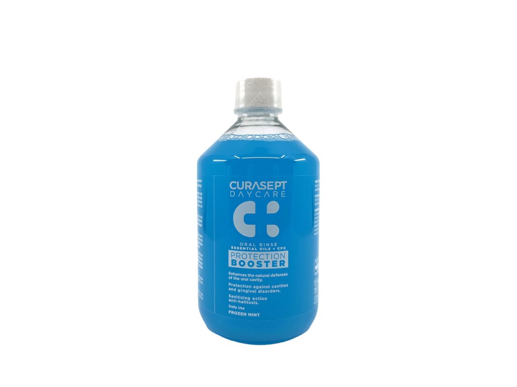 CURASEPT Daycare Booster Frozen Mint ústní voda 500 ml