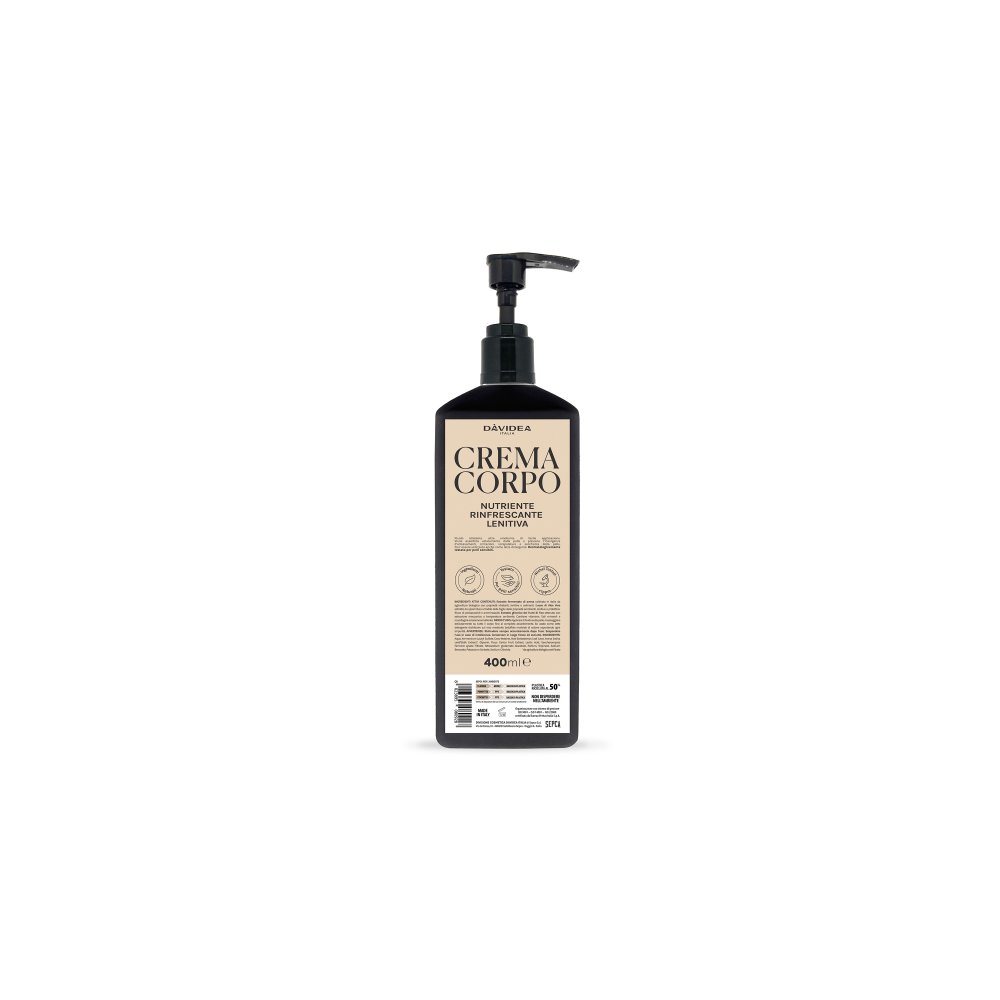 Davidea Nera - Tělový krém s aloe a arganem 400 ml