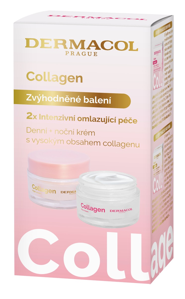 Dermacol Collagen Denní a noční krém 2 ks