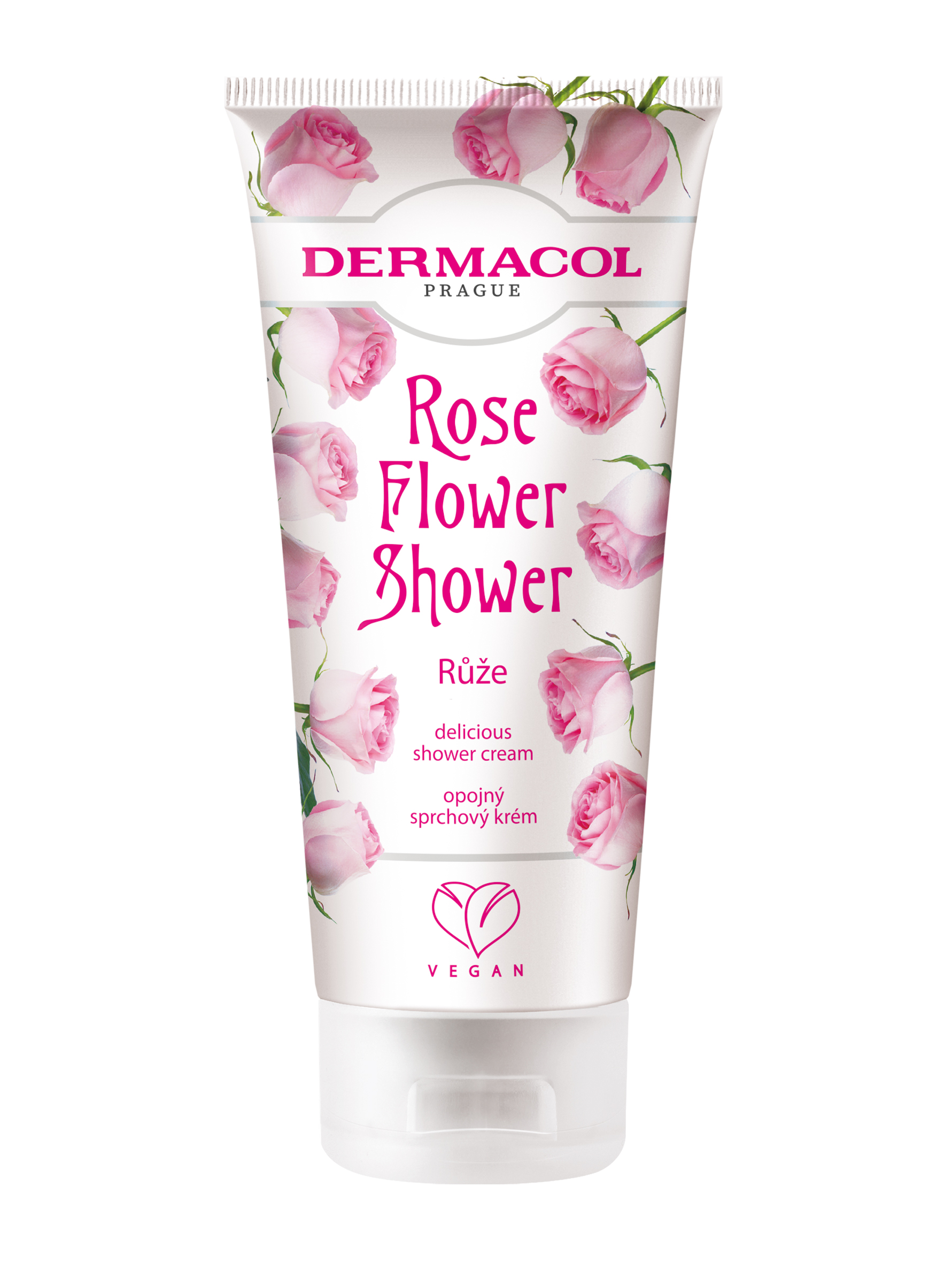 Dermacol Flower Shower Opojný sprchový krém růže 200 ml