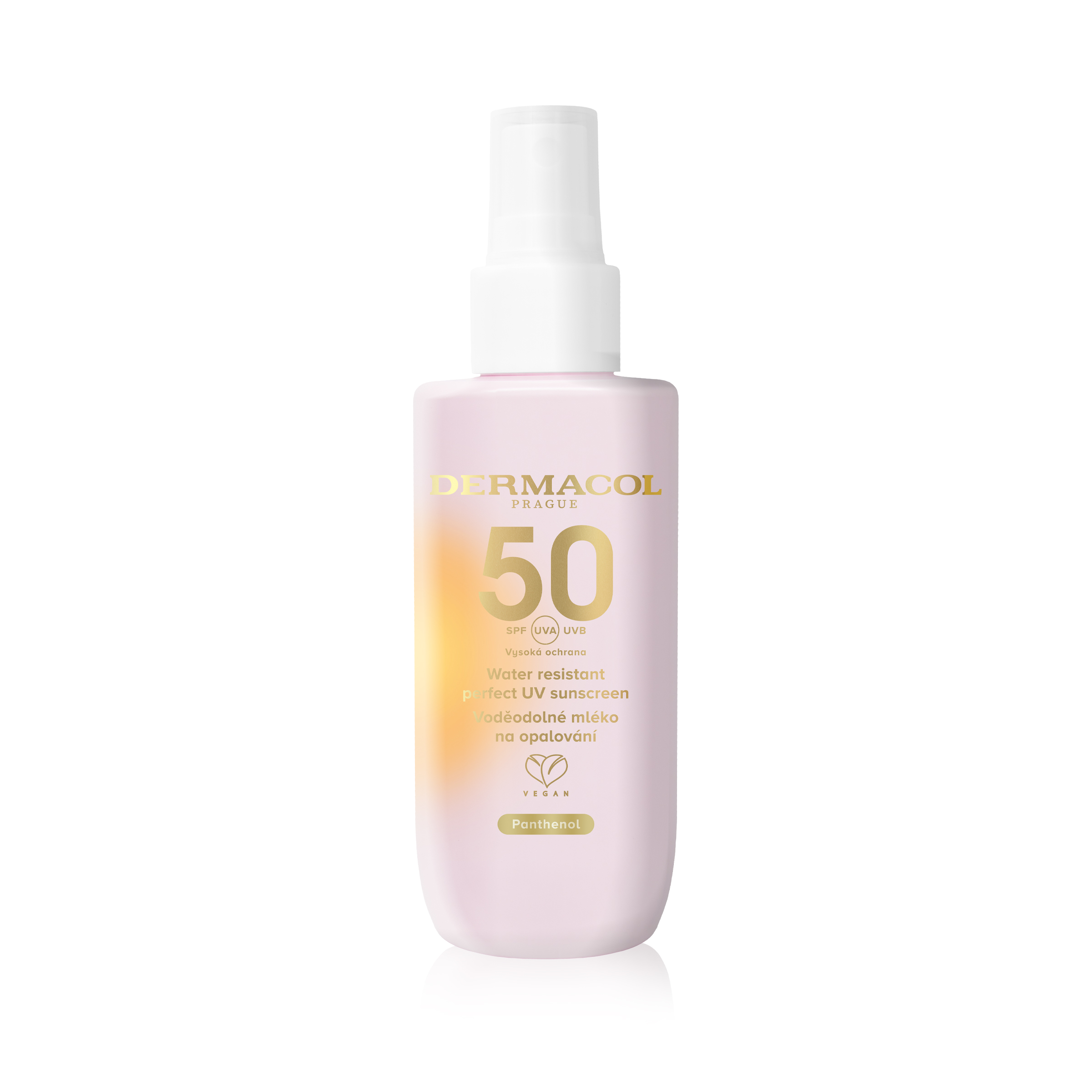 Dermacol SUN Voděodolné mléko na opalování SPF50 sprej 150 ml