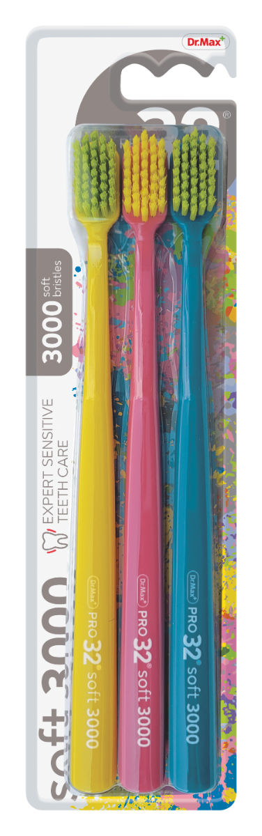 Dr. Max PRO32 Zubní kartáček 3000 3 ks