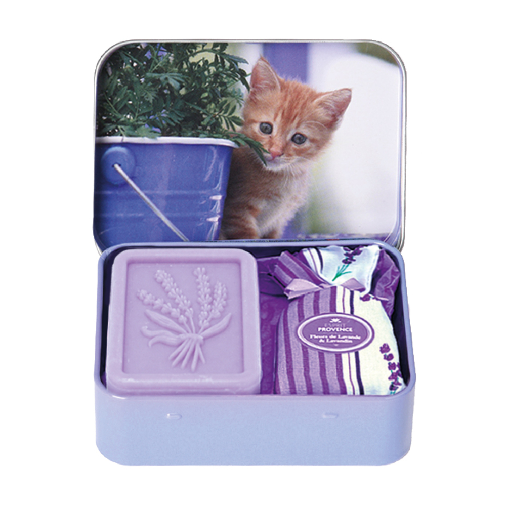 Esprit Provence Mýdlo a levandulový pytlík kotě Levandule set 2 ks