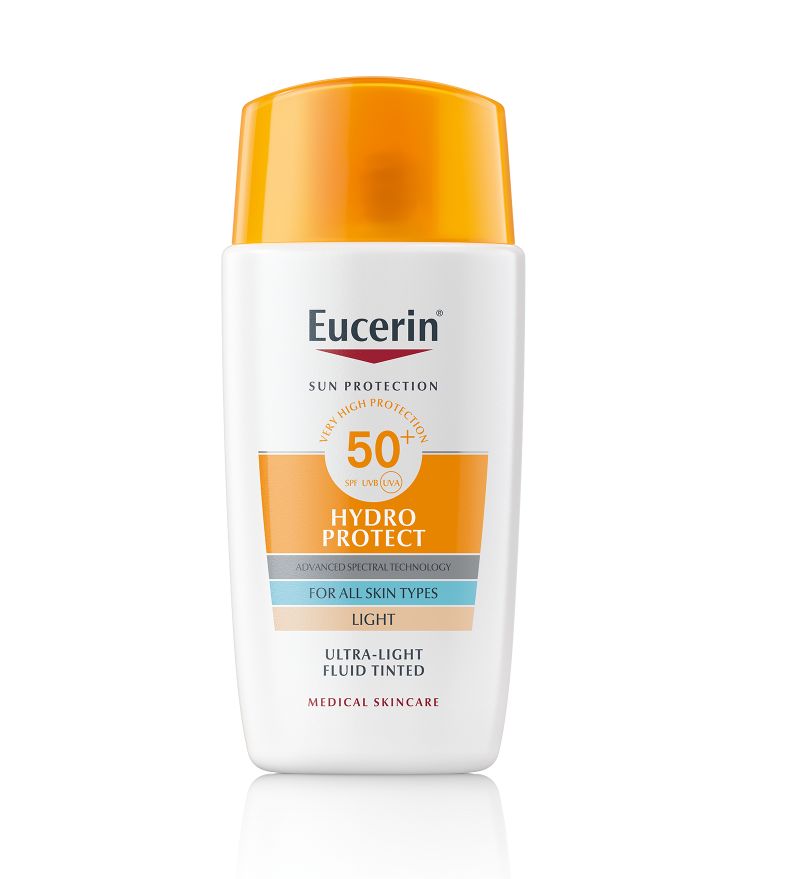 Eucerin SUN Hydro Protect Ultra lehký fluid na obličej světlý SPF50+ 50 ml