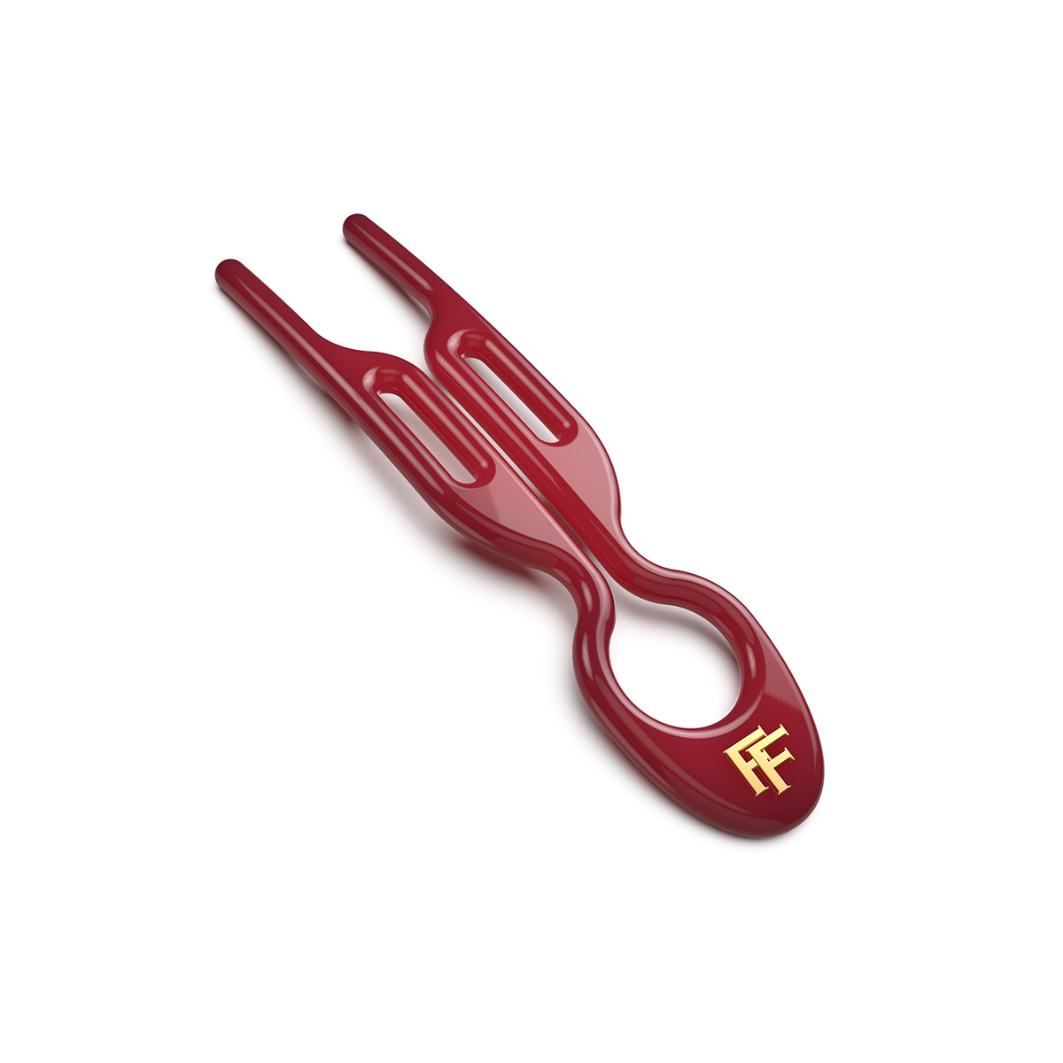 Fiona Franchimon Nº 1 Hairpin (Ruby Red) 3 ks (Ruby Red)