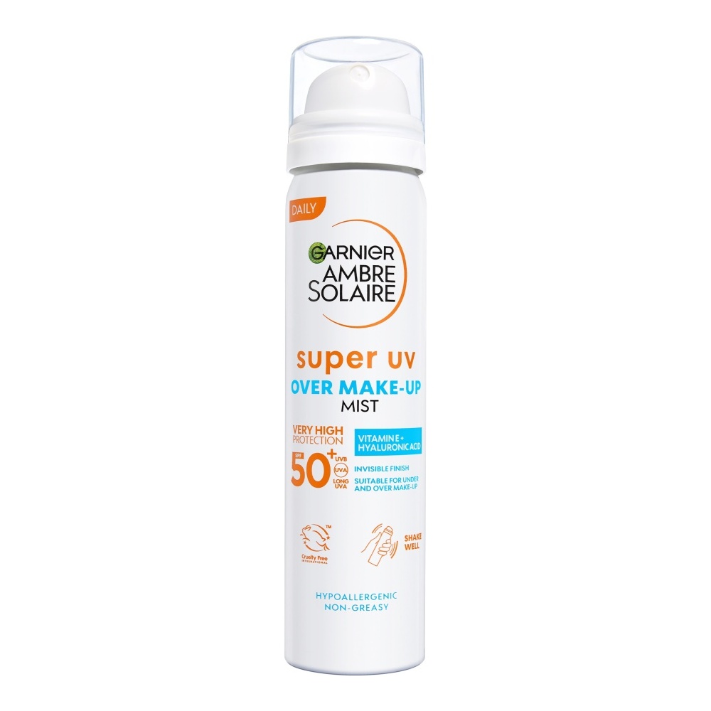 Garnier Ambre Solaire Super UV SPF 50 pleťová ochranná mlha proti UV záření 75 ml