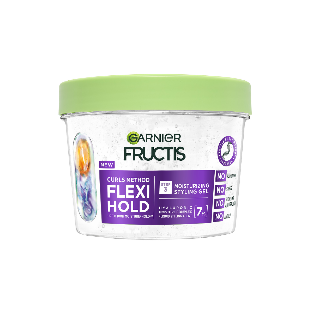 Garnier Fructis Curls Method Flexi Hold gel pro všechny typy kudrnatých a vlnitých vlasů 370 ml