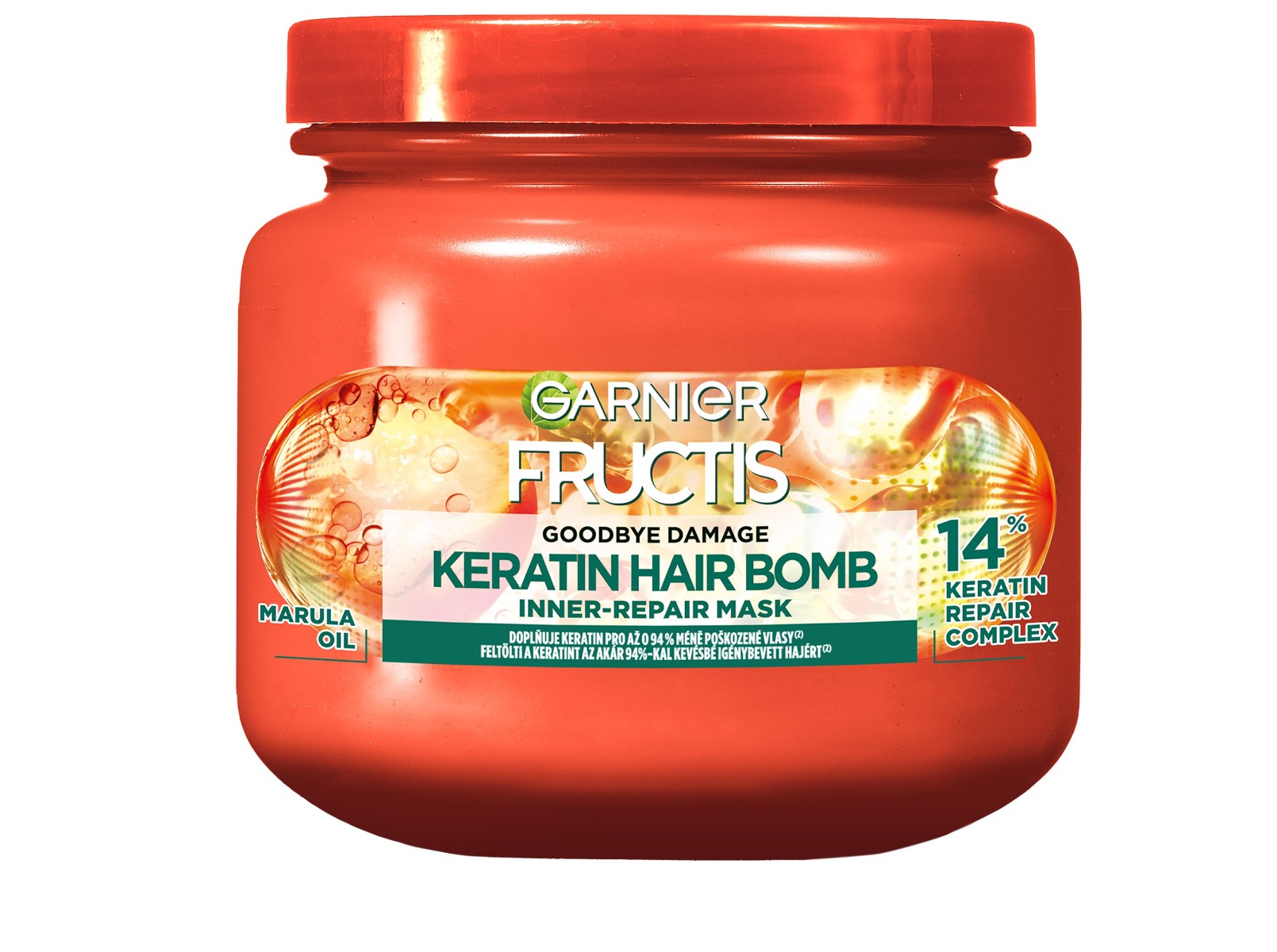 Garnier Fructis Goodbye Damage Keratin Hair Bomb maska na vlasy 320 ml