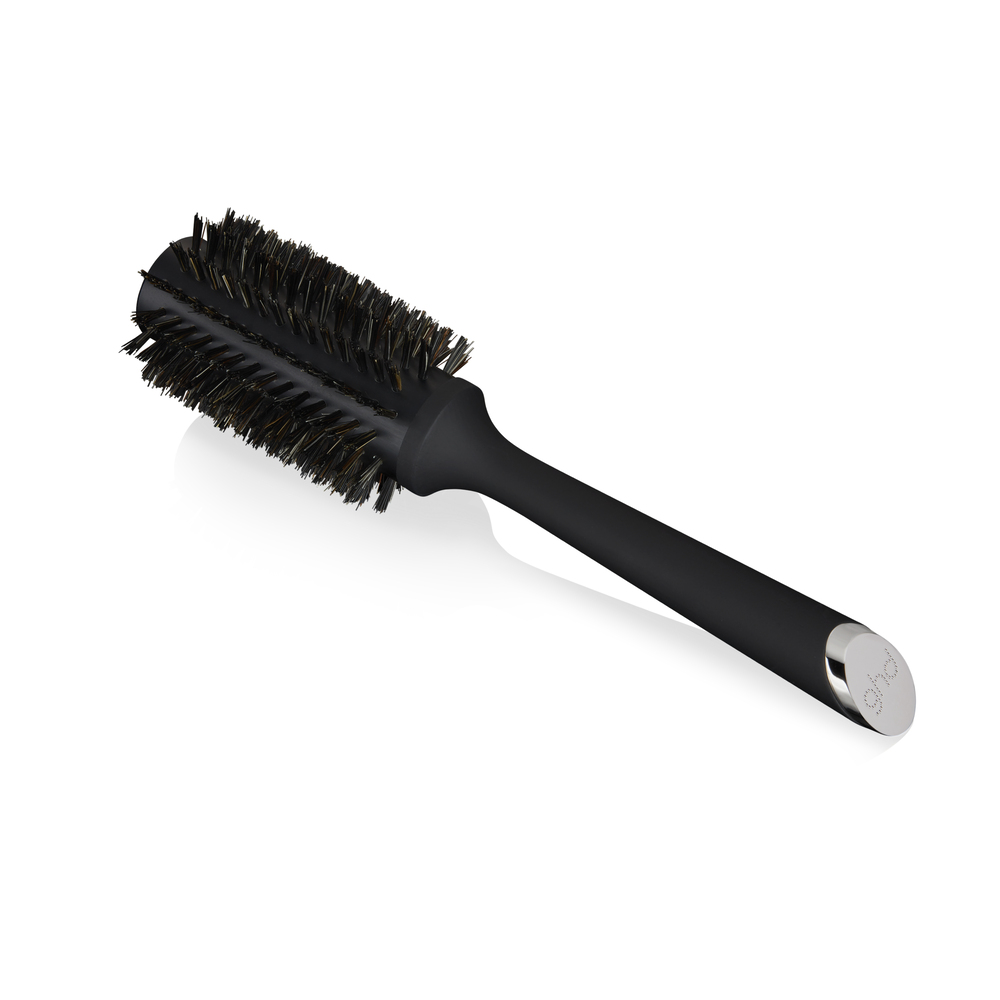 GHD The Smoother kulatý kartáč se štětinami 1 ks černý