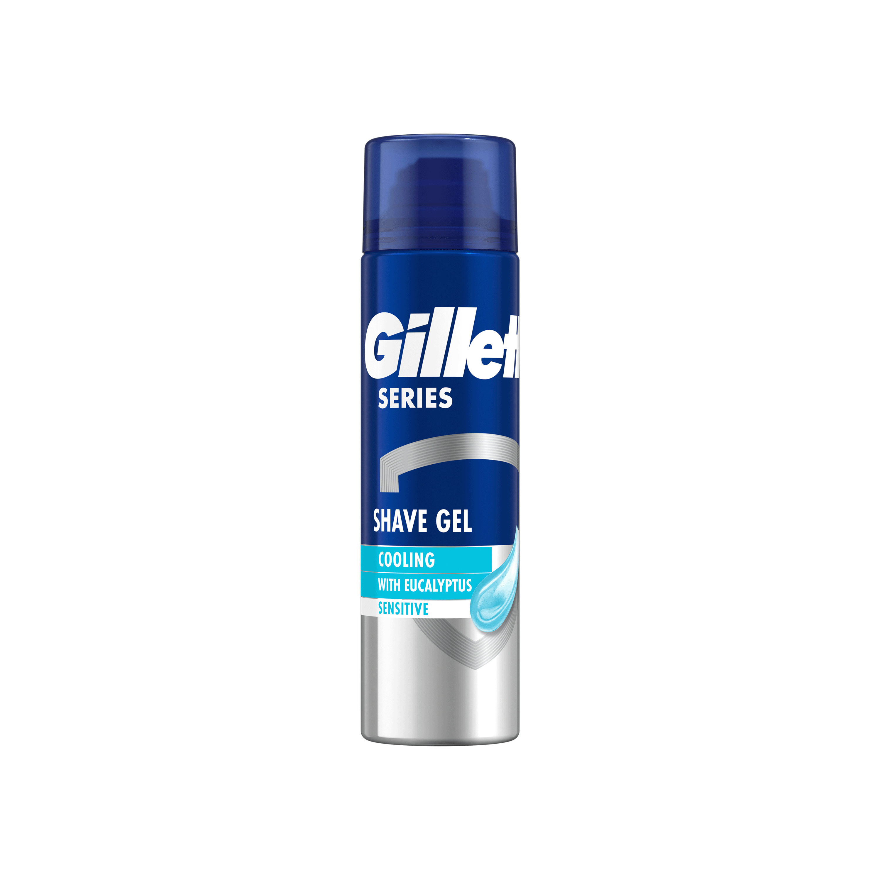 Gillette Series Sensitive Cool chladivý gel na holení 200 ml