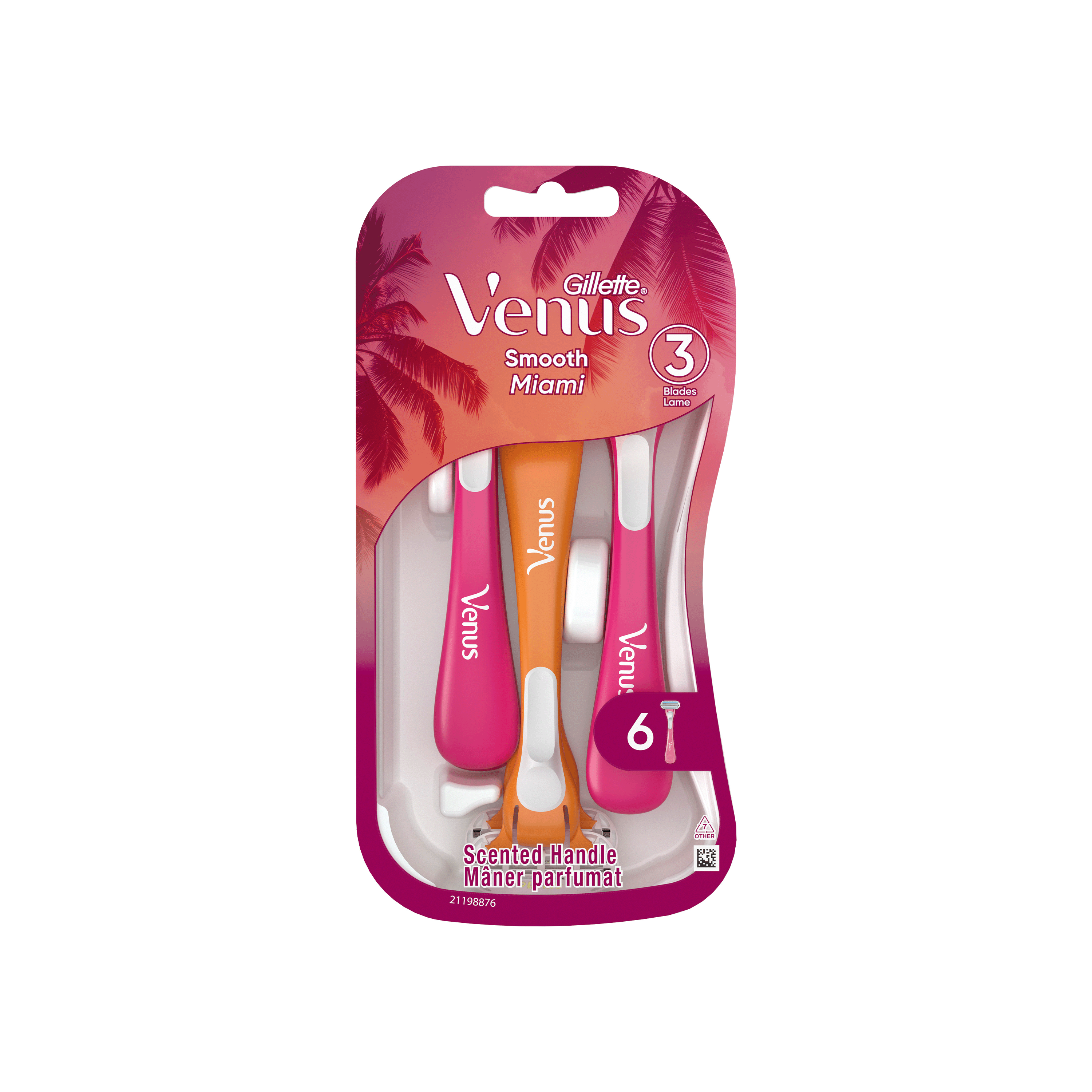 Gillette Venus Miami Vibes jednorázové holítko 6 ks
