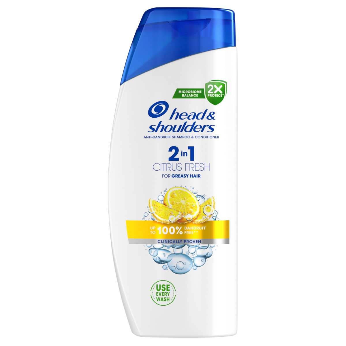 Head&Shoulders Fresh Citrus 2v1 Šampon a kondicionér proti lupům 625 ml