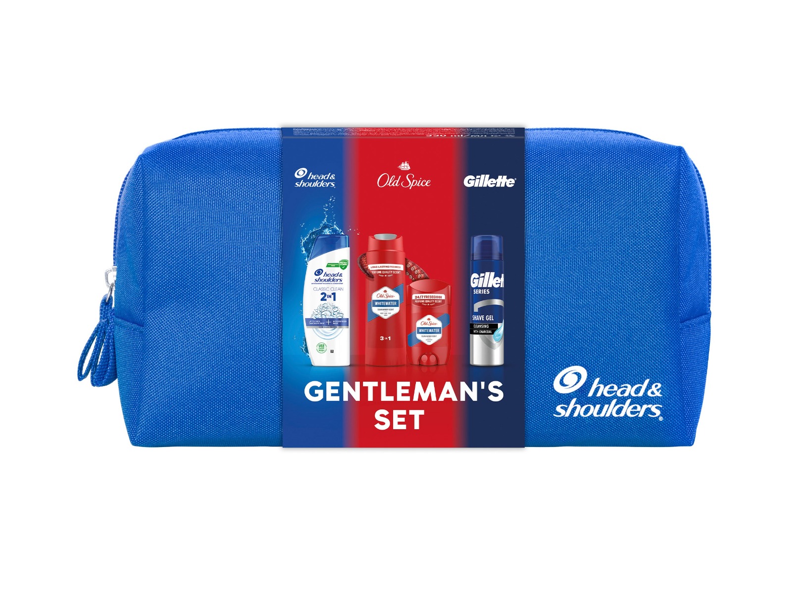 Head&Shoulders + Old Spice + Gillette Xmass sada péče o tělo a vlasy 4 ks