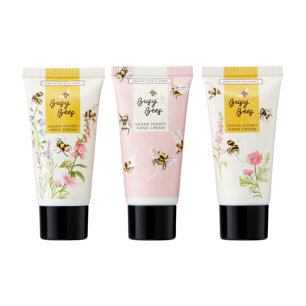 Heathcote & Ivory Busy Bees Sada krémů na ruce 3 ks