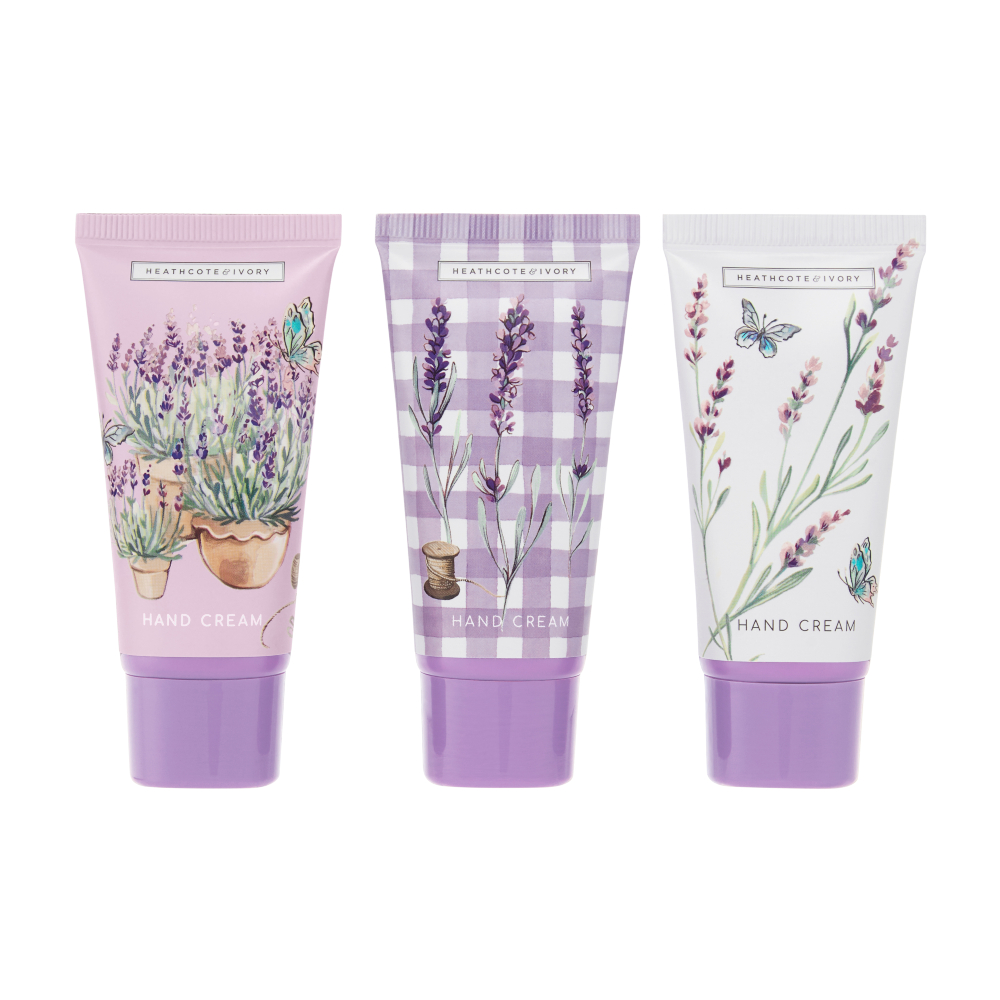 Heathcote & Ivory Sada krémů na ruce English Lavender 3 ks