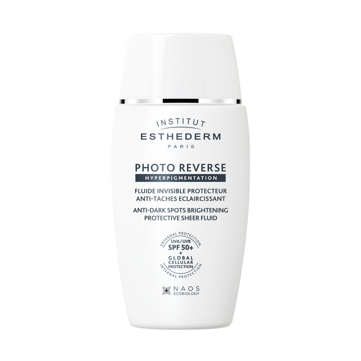 Institut Esthederm Photo Reverse Anti-Dark Spots Brightening Protective Sheer Fluid SPF50+ ochranný rozjasňující fluid 40 ml